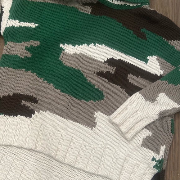 525 America Camo Chunky Knit Turtleneck Sweater - Picture 5 of 7